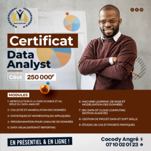 Certificat Data Analyst – Analyse de Données et Big Data