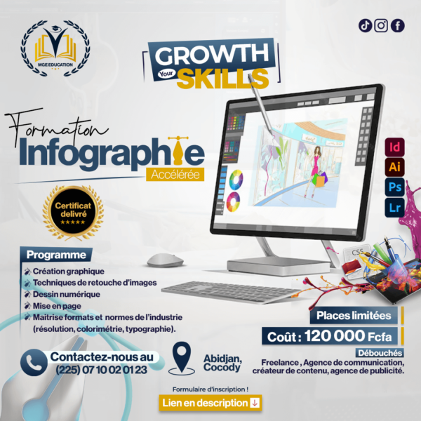 Formation Accélérée en Infographie – Maîtrisez la Création Visuelle Professionnelle