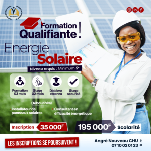 Formation Qualifiante Énergie Solaire – Installation Photovoltaïque & Transition Énergétique