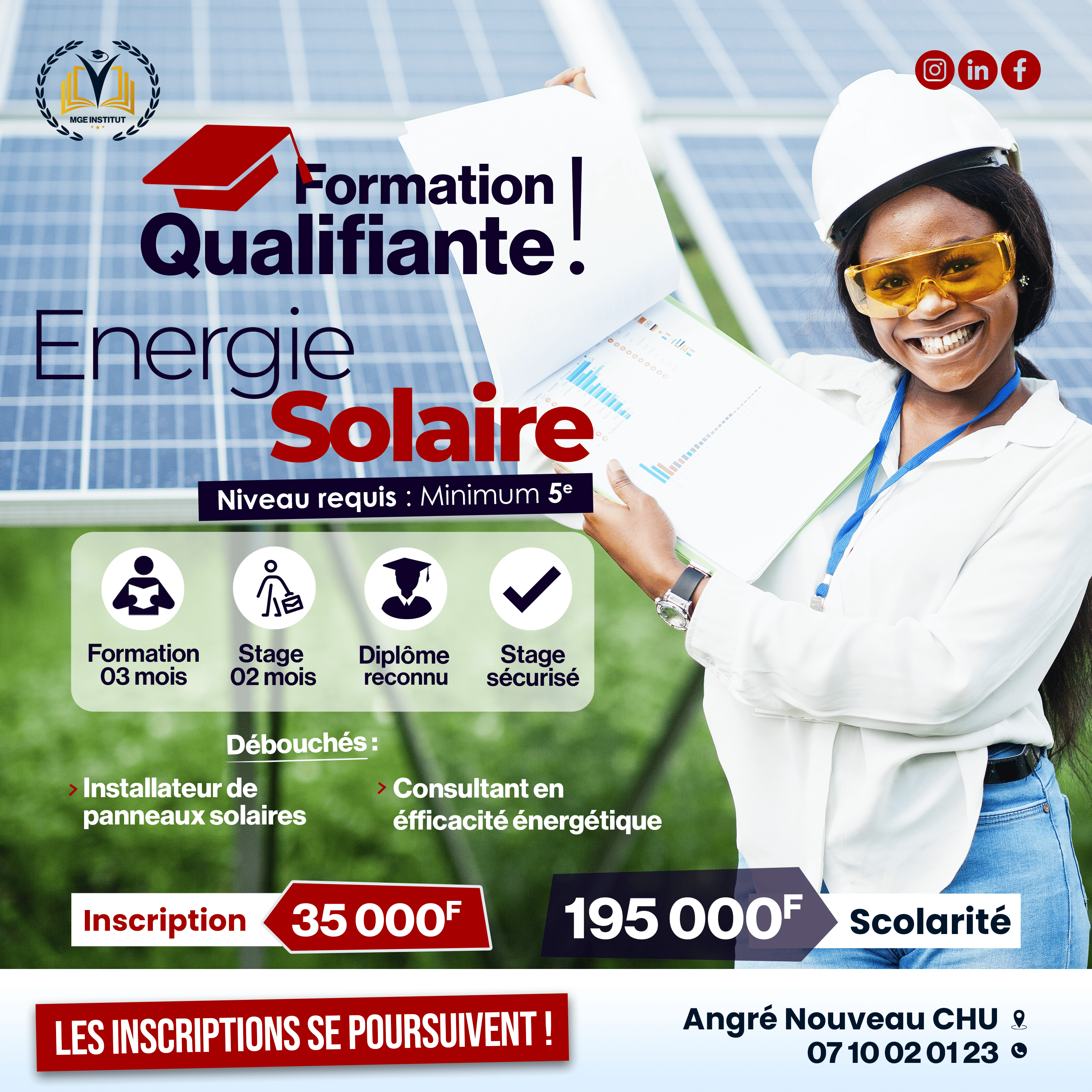 Formation Qualifiante Énergie Solaire – Installation Photovoltaïque & Transition Énergétique
