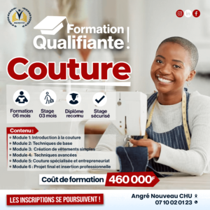 Formation Qualifiante Couture – Devenez Créateur(trice) de Vêtements Profsessionnels
